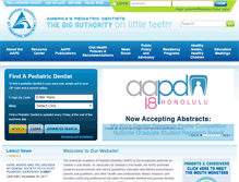 Tablet Screenshot of aapd.org