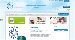 Desktop Screenshot of aapd.org.au